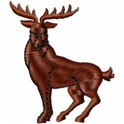 Gazelle Embroidery Design 4 Gazelle Embroidery Design 4